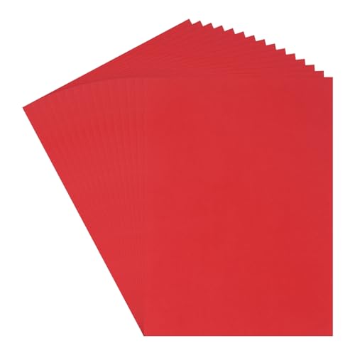 QUARKZMAN 30 Blätter Rotes Tonpapier 9" x 11", 110gsm Dickes Kartonpapier für Basteln, Einladungen, Kartenherstellung, Scrapbooking, Zeichnen QUARKZMAN 30 Blätter Rotes Tonpapier 9" x 11", 110gsm Dickes Kartonpapier für Basteln, Einladungen, Kartenherstellung, Scrapbooking, Zeichnen von QUARKZMAN