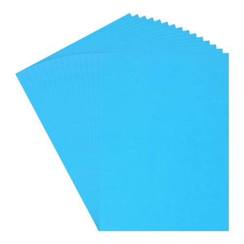QUARKZMAN 30 Blatt Blaues Tonpapier 9" x 11", 110g/m² Dickes Kartonpapier für Basteln, Einladungen, Kartenherstellung, Scrapbooking, Zeichnen QUARKZMAN 30 Blatt Blaues Tonpapier 9" x 11", 110g/m² Dickes Kartonpapier für Basteln, Einladungen, Kartenherstellung, Scrapbooking, Zeichnen von QUARKZMAN