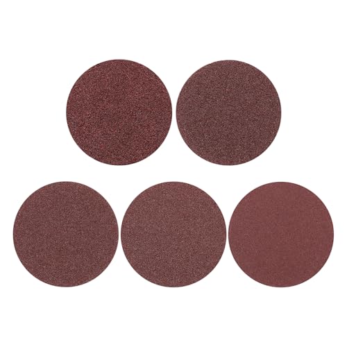 QUARKZMAN 30 Stück 50mm 2 Zoll Schleifscheiben 40/60/80/120/180 Körnung Klett-Schleifpapier Zufällige Exzenterschleifer Pads für Holzbearbeitung Automobil Metall von QUARKZMAN