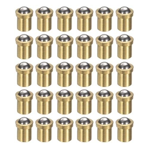 QUARKZMAN 30 Stück Kugelspitzendruckfedern 3x4mm Messing Präzisions Positionierperlen Kugelfederdruckfedern Kugelfangriegel für Türschrank mechanische Geräte Klemmen Möbel QUARKZMAN 30 Stück Kugelspitzendruckfedern 3x4mm Messing Präzisions Positionierperlen Kugelfederdruckfedern Kugelfangriegel für Türschrank mechanische Geräte Klemmen Möbel von QUARKZMAN