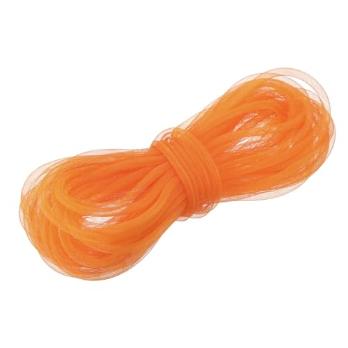 QUARKZMAN 30 Yards Mesh Tube 3/8 Zoll Dekor Schlauch Flex für Kränze, Geschenke, Dekorationen Geburtstag und Hochzeitsfeier, DIY Handwerk - Orange QUARKZMAN 30 Yards Mesh Tube 3/8 Zoll Dekor Schlauch Flex für Kränze, Geschenke, Dekorationen Geburtstag und Hochzeitsfeier, DIY Handwerk - Orange von QUARKZMAN