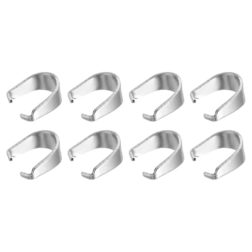 QUARKZMAN 300 Stück Pinch Clip Clasp, 3 x 7mm Pinch Clip Anhänger Bail Connector Edelstahl Pinch Bail für Anhänger Herstellung DIY Handwerk, Stahl Farbe QUARKZMAN 300 Stück Pinch Clip Clasp, 3 x 7mm Pinch Clip Anhänger Bail Connector Edelstahl Pinch Bail für Anhänger Herstellung DIY Handwerk, Stahl Farbe von QUARKZMAN