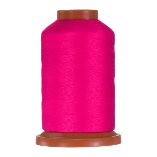 QUARKZMAN 40D/2 Nähgarn 1100 Yards Polyester Haushaltsnähgarn Handstich Polyestergarn für Kleidungsnähte Schuhbeutelreparatur DIY-Basteln Neon Pink QUARKZMAN 40D/2 Nähgarn 1100 Yards Polyester Haushaltsnähgarn Handstich Polyestergarn für Kleidungsnähte Schuhbeutelreparatur DIY-Basteln Neon Pink von QUARKZMAN