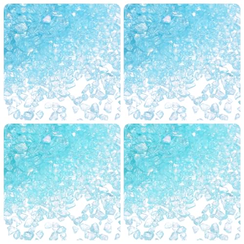 QUARKZMAN 40g zerkleinertes Glas 1-3mm glänzend galvanisch beschichtetes unregelmäßiges zerkleinertes Glas für Bastelarbeiten, DIY Harzkunstdekoration, Vasenfüller, Blau, Himmelblau. QUARKZMAN 40g zerkleinertes Glas 1-3mm glänzend galvanisch beschichtetes unregelmäßiges zerkleinertes Glas für Bastelarbeiten, DIY Harzkunstdekoration, Vasenfüller, Blau, Himmelblau. von QUARKZMAN