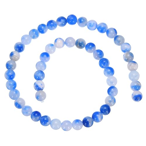 QUARKZMAN 45 Stück Natursteine, 8 mm, tiefblaue Perlen, Edelsteinperlen für selbstgemachte Armbänder, Halsketten, Schmuckherstellung QUARKZMAN 45 Stück Natursteine, 8 mm, tiefblaue Perlen, Edelsteinperlen für selbstgemachte Armbänder, Halsketten, Schmuckherstellung von QUARKZMAN