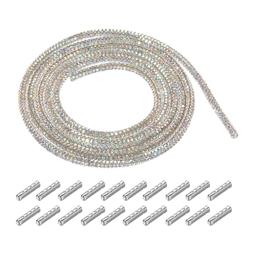 QUARKZMAN 4mm x 1.2m Strass Rohr Seil Bling Kristall Strass Schnur Seil für Basteln Sneakers Pullover Jogginghosen Dekoration Weiß Ab Farbe mit Kleinigkeiten QUARKZMAN 4mm x 1.2m Strass Rohr Seil Bling Kristall Strass Schnur Seil für Basteln Sneakers Pullover Jogginghosen Dekoration Weiß Ab Farbe mit Kleinigkeiten von QUARKZMAN