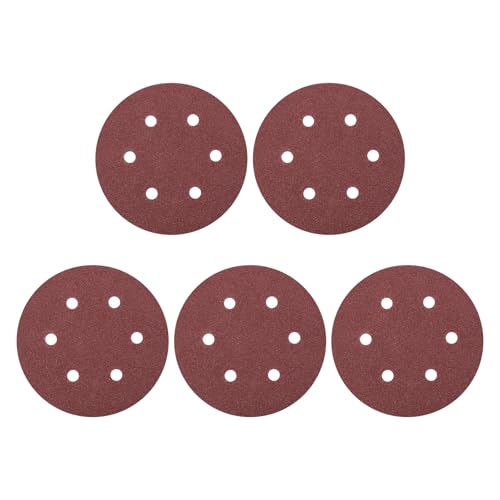 QUARKZMAN 5 Stück 150mm 6 Zoll Schleifscheibe 6 Loch 40 Körnung Klett-Schleifpapier Exzenterschleifer Pads für Holzbearbeitung Automobil Metall QUARKZMAN 5 Stück 150mm 6 Zoll Schleifscheibe 6 Loch 40 Körnung Klett-Schleifpapier Exzenterschleifer Pads für Holzbearbeitung Automobil Metall von QUARKZMAN