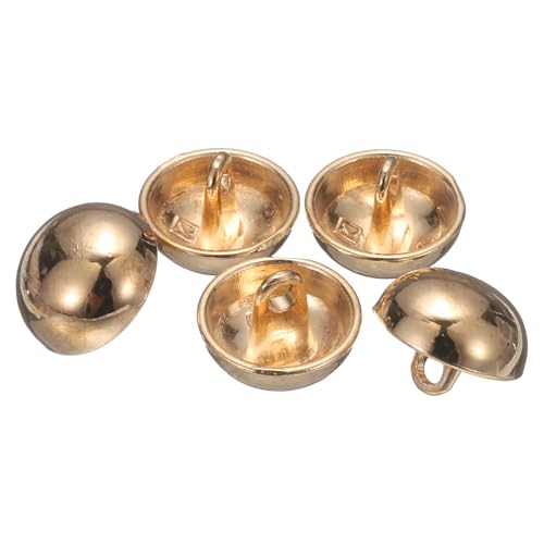 QUARKZMAN 5 Stück Halbkugelförmige Metall-Nähknöpfe, 11,5 mm / 7/16" Halbrunde Pilzkappen-Metallknöpfe mit Schaft für Blazer, Anzug, Jacke, Kleidungsstückdekoration, Gold QUARKZMAN 5 Stück Halbkugelförmige Metall-Nähknöpfe, 11,5 mm / 7/16" Halbrunde Pilzkappen-Metallknöpfe mit Schaft für Blazer, Anzug, Jacke, Kleidungsstückdekoration, Gold von QUARKZMAN