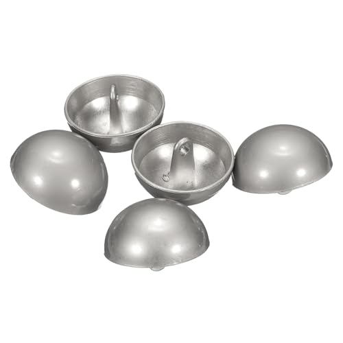 QUARKZMAN 5 Stück Halbkugelförmige Metall-Nähknöpfe, 20mm / 3/4" Halbrunde Pilzkappen-Metallknöpfe mit Schaft für Blazer, Anzug, Mantel, Jacke, Kleidungsstückdekoration, Mattes Silber QUARKZMAN 5 Stück Halbkugelförmige Metall-Nähknöpfe, 20mm / 3/4" Halbrunde Pilzkappen-Metallknöpfe mit Schaft für Blazer, Anzug, Mantel, Jacke, Kleidungsstückdekoration, Mattes Silber von QUARKZMAN