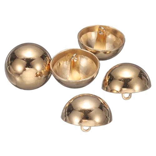 QUARKZMAN 5 Stück Halbkugelförmige Metall-Nähknöpfe, 23mm / 7/8" Halbrunde Pilzkappen-Metallknöpfe mit Schaft für Blazer, Anzug, Jacke, Kleidungsstückdekoration, Gold QUARKZMAN 5 Stück Halbkugelförmige Metall-Nähknöpfe, 23mm / 7/8" Halbrunde Pilzkappen-Metallknöpfe mit Schaft für Blazer, Anzug, Jacke, Kleidungsstückdekoration, Gold von QUARKZMAN