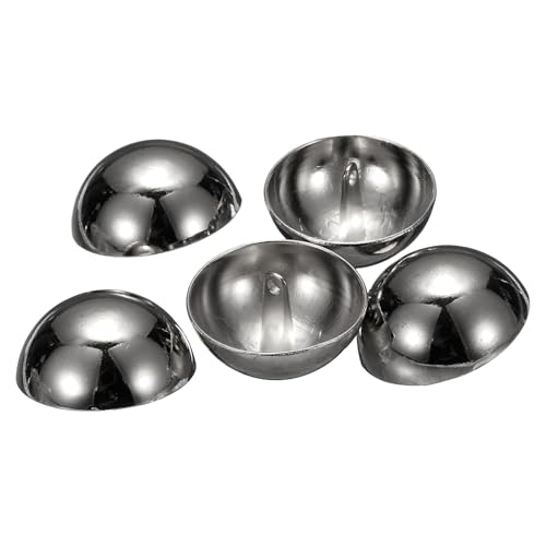 QUARKZMAN 5 Stück Halbkugelförmige Metall-Nähknöpfe, 28mm / 1 1/8" Halbrunde Pilzkappen-Metallknöpfe mit Schaft für Blazer, Anzug, Jacke, Kleidungsstückdekoration, Gunmetal QUARKZMAN 5 Stück Halbkugelförmige Metall-Nähknöpfe, 28mm / 1 1/8" Halbrunde Pilzkappen-Metallknöpfe mit Schaft für Blazer, Anzug, Jacke, Kleidungsstückdekoration, Gunmetal von QUARKZMAN