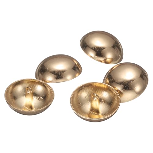 QUARKZMAN 5 Stück Knöpfe Gold, 25mm Halbrunde Pilzkappe Metallknöpfe Handwerk Buttons mit Schaft, Bastelknöpfe Rund Nähknöpfe Ersatzknöpfe Buttons für Blazer Anzug Jacke Kleidung QUARKZMAN 5 Stück Knöpfe Gold, 25mm Halbrunde Pilzkappe Metallknöpfe Handwerk Buttons mit Schaft, Bastelknöpfe Rund Nähknöpfe Ersatzknöpfe Buttons für Blazer Anzug Jacke Kleidung von QUARKZMAN