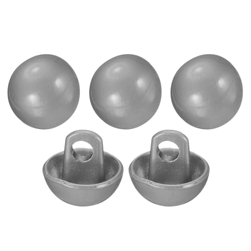 QUARKZMAN 5 Stück Knöpfe Grau Perlenknöpfe 9mm Gewölbte Metallknöpfe mit Mettall Schaft, Runde Halbkugel Ösenknöpfe Vintage Buttons für Strick Dirndl Nähen Basteln Mantel Dekorationen QUARKZMAN 5 Stück Knöpfe Grau Perlenknöpfe 9mm Gewölbte Metallknöpfe mit Mettall Schaft, Runde Halbkugel Ösenknöpfe Vintage Buttons für Strick Dirndl Nähen Basteln Mantel Dekorationen von QUARKZMAN