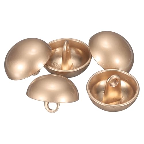 QUARKZMAN 5 Stück Knöpfe Misty Gold, 15mm Halbrunde Pilzkappe Metallknöpfe Handwerk Buttons mit Schaft, Bastelknöpfe Rund Nähknöpfe Ersatzknöpfe Buttons für Blazer Anzug Jacke Kleidung QUARKZMAN 5 Stück Knöpfe Misty Gold, 15mm Halbrunde Pilzkappe Metallknöpfe Handwerk Buttons mit Schaft, Bastelknöpfe Rund Nähknöpfe Ersatzknöpfe Buttons für Blazer Anzug Jacke Kleidung von QUARKZMAN