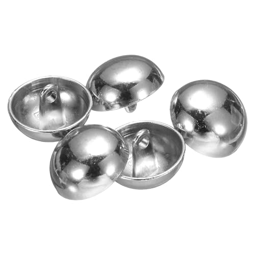QUARKZMAN 5 Stück Knöpfe Silber, 18mm Halbrunde Pilzkappe Metallknöpfe Handwerk Buttons mit Schaft, Bastelknöpfe Rund Nähknöpfe Ersatzknöpfe Buttons für Blazer Anzug Jacke Kleidung QUARKZMAN 5 Stück Knöpfe Silber, 18mm Halbrunde Pilzkappe Metallknöpfe Handwerk Buttons mit Schaft, Bastelknöpfe Rund Nähknöpfe Ersatzknöpfe Buttons für Blazer Anzug Jacke Kleidung von QUARKZMAN