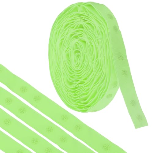 QUARKZMAN 5 Yard Snap Button Tape Double Buckle zum Nähen, Baumwoll-Snap-Button-Borte Schnellverschluss-Schnallenband für Kleidung Stoff DIY Handwerk, Grasgrün QUARKZMAN 5 Yard Snap Button Tape Double Buckle zum Nähen, Baumwoll-Snap-Button-Borte Schnellverschluss-Schnallenband für Kleidung Stoff DIY Handwerk, Grasgrün von QUARKZMAN