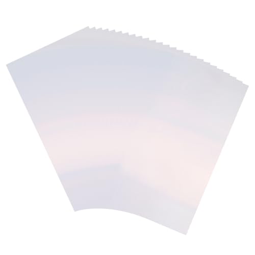 QUARKZMAN 50 Blätter hitzereaktives Folienpapier, 20x29cm Laser Silber Folienübertragungsblätter Toner reaktive Folie Übertragungsfolie für Basteln DIY Kartenherstellung Albumdekoration QUARKZMAN 50 Blätter hitzereaktives Folienpapier, 20x29cm Laser Silber Folienübertragungsblätter Toner reaktive Folie Übertragungsfolie für Basteln DIY Kartenherstellung Albumdekoration von QUARKZMAN