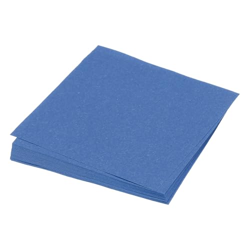 QUARKZMAN 50 Blatt Origami Papier, 14cm x 14cm Doppelseitiges Quadratisches Faltpapier, 70 g/m², Kleine Origami-Papierquadrate für Kunsthandwerk Projekt Geschenk Dekoration, Marineblau von QUARKZMAN