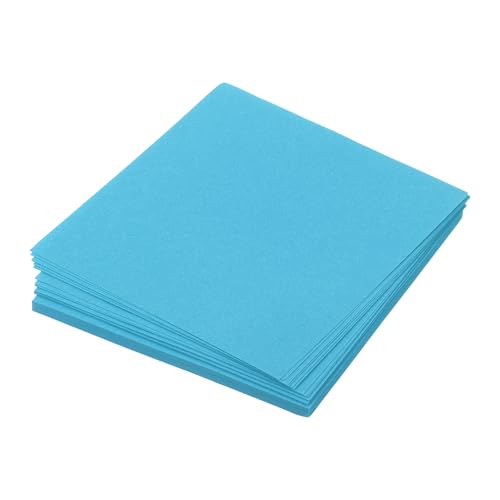 QUARKZMAN 50 Blatt Origami Papier, 7 x 7cm Doppelseitiges Quadratisches Faltpapier, 70 g/m², Kleine Origami-Papierquadrate für Kunsthandwerk Projekt Geschenk Dekoration, Aquamarinblau von QUARKZMAN
