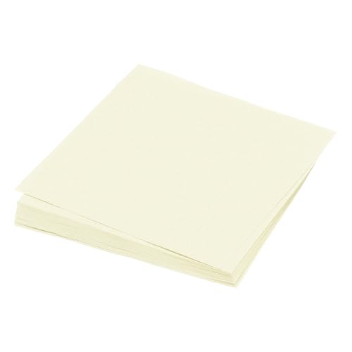QUARKZMAN 50 Blatt Origami Papier, 14cm x 14cm Doppelseitiges Quadratisches Faltpapier, 70 g/m², Kleine Origami-Papierquadrate für Kunsthandwerk Projekt Geschenk Dekoration, Cremeweiß QUARKZMAN 50 Blatt Origami Papier, 14cm x 14cm Doppelseitiges Quadratisches Faltpapier, 70 g/m², Kleine Origami-Papierquadrate für Kunsthandwerk Projekt Geschenk Dekoration, Cremeweiß von QUARKZMAN