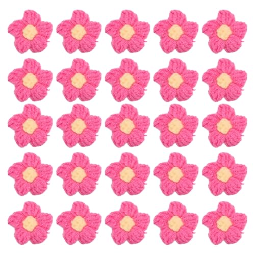 QUARKZMAN 50 Stück Blumen Aufnäher, Häkelblumenblüten Handgemachte Häkelblumen Applikationen Verzierungen für DIY Haar Kleid Hochzeit Party Handwerk, Rose und Gelb QUARKZMAN 50 Stück Blumen Aufnäher, Häkelblumenblüten Handgemachte Häkelblumen Applikationen Verzierungen für DIY Haar Kleid Hochzeit Party Handwerk, Rose und Gelb von QUARKZMAN