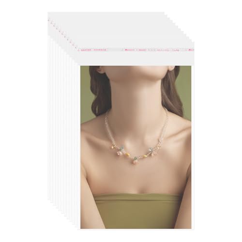 QUARKZMAN 50 Stück Klare Plastikhüllen, 8" x 6" OPP Klare Hüllen Aufbewahrungstaschen Mat Board Center Wiederverschließbare Plastiktüten für Kleidung Schmuck Fotos, Transparent QUARKZMAN 50 Stück Klare Plastikhüllen, 8" x 6" OPP Klare Hüllen Aufbewahrungstaschen Mat Board Center Wiederverschließbare Plastiktüten für Kleidung Schmuck Fotos, Transparent von QUARKZMAN