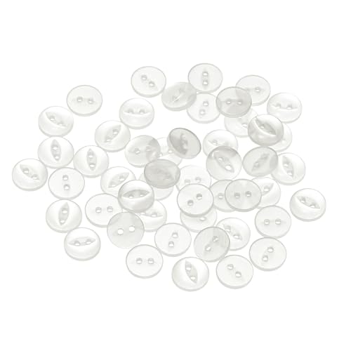 QUARKZMAN 50 Stück Knöpfe 10 mm Harzknöpfe 2 Löcher Rund Bastelknöpfe Kinderknöpfe Klein Babyknöpfe Nähen Mini Buttons zum Annähen T-Shirt Kleidung Scrapbooking Dekorieren, Weiß QUARKZMAN 50 Stück Knöpfe 10 mm Harzknöpfe 2 Löcher Rund Bastelknöpfe Kinderknöpfe Klein Babyknöpfe Nähen Mini Buttons zum Annähen T-Shirt Kleidung Scrapbooking Dekorieren, Weiß von QUARKZMAN