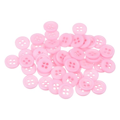 QUARKZMAN 50 Stück Knöpfe 11,5 mm Nähknöpfe Rosa Harz Kunststoffknöpfe Flach 4 Loch Runde Bastelknöpfe zum Nähen Bekleidung Hosen Anzüge Jacke Hemden Mantel Blazer Stricken Kardigans QUARKZMAN 50 Stück Knöpfe 11,5 mm Nähknöpfe Rosa Harz Kunststoffknöpfe Flach 4 Loch Runde Bastelknöpfe zum Nähen Bekleidung Hosen Anzüge Jacke Hemden Mantel Blazer Stricken Kardigans von QUARKZMAN