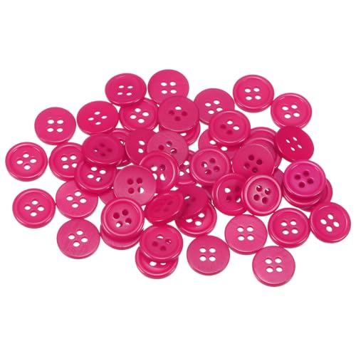 QUARKZMAN 50 Stück Knöpfe 12,5 mm Nähknöpfe Dunkelrosa Harz Kunststoffknöpfe Flach 4 Loch Runde Bastelknöpfe zum Nähen Bekleidung Hosen Anzüge Jacke Hemden Mantel Blazer Stricken Kardigans QUARKZMAN 50 Stück Knöpfe 12,5 mm Nähknöpfe Dunkelrosa Harz Kunststoffknöpfe Flach 4 Loch Runde Bastelknöpfe zum Nähen Bekleidung Hosen Anzüge Jacke Hemden Mantel Blazer Stricken Kardigans von QUARKZMAN
