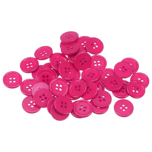 QUARKZMAN 50 Stück Knöpfe 18 mm Nähknöpfe Dunkelrosa Harz Kunststoffknöpfe Flach 4 Loch Runde Bastelknöpfe zum Nähen Bekleidung Hosen Anzüge Jacke Hemden Mantel Blazer Stricken Kardigans QUARKZMAN 50 Stück Knöpfe 18 mm Nähknöpfe Dunkelrosa Harz Kunststoffknöpfe Flach 4 Loch Runde Bastelknöpfe zum Nähen Bekleidung Hosen Anzüge Jacke Hemden Mantel Blazer Stricken Kardigans von QUARKZMAN