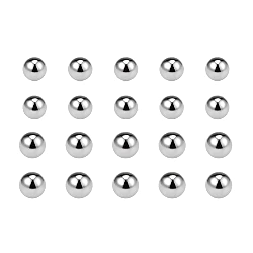 QUARKZMAN 50 Stück Präzisionskugeln Stahlkugeln Kugeln 2mm 2,8mm Massiver Chromstahl G10 QUARKZMAN 50 Stück Präzisionskugeln Stahlkugeln Kugeln 2mm 2,8mm Massiver Chromstahl G10 von QUARKZMAN