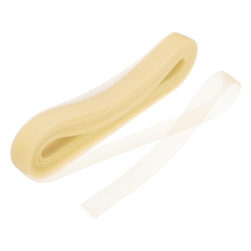 QUARKZMAN 50 Yards Steifer Rosshaargeflecht 0.98" Breit für Polyester Ausschnitt Nähen Hochzeit Kleid Tanz Formales Kleid Zubehör Beige QUARKZMAN 50 Yards Steifer Rosshaargeflecht 0.98" Breit für Polyester Ausschnitt Nähen Hochzeit Kleid Tanz Formales Kleid Zubehör Beige von QUARKZMAN
