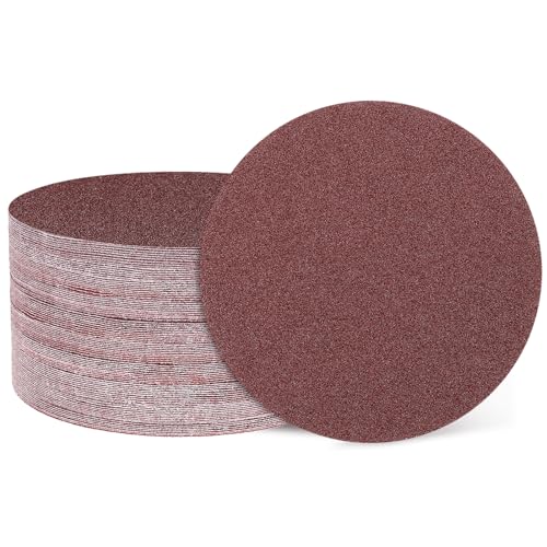 QUARKZMAN 500 Stück 75mm 3 Zoll Schleifscheibe 60 Körnung Klett-Schleifpapier Zufällige Orbital-Schleifpads für Holzbearbeitung Automobil Metall von QUARKZMAN
