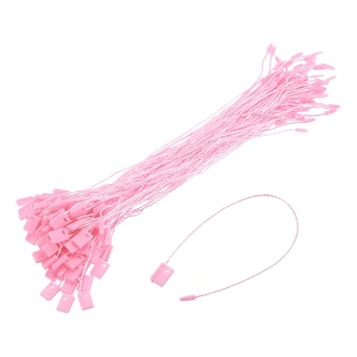 QUARKZMAN 500 Stück Nylon Hang Tag String 6,7 Zoll Snap Lock Pins Loop Preisschildbefestiger Plastiketikettenbinder Etikettenbinder für Kleidung Etikettenbinder mit Schnur Pink QUARKZMAN 500 Stück Nylon Hang Tag String 6,7 Zoll Snap Lock Pins Loop Preisschildbefestiger Plastiketikettenbinder Etikettenbinder für Kleidung Etikettenbinder mit Schnur Pink von QUARKZMAN