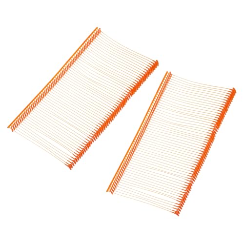 QUARKZMAN 5000 Stück Standard-Tagging-BefestiEtikettierwerkzeuggen, 2 Zoll Orange Rote Kleideretiketten Label Etikettierwerkzeug Nachfüllungen, Stoff-Tag-Anhängepistolen-Barben für Kleidung von QUARKZMAN
