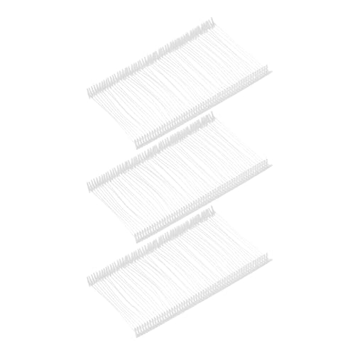 QUARKZMAN 5000 Stück Standard-Tagging-Gerätebefestigungen 50mm Tagging-Barbs Pins PP-Kunststoff-Tag für Preisauszeichnungspistole für Kleidungstaschenstoff, Weiß von QUARKZMAN