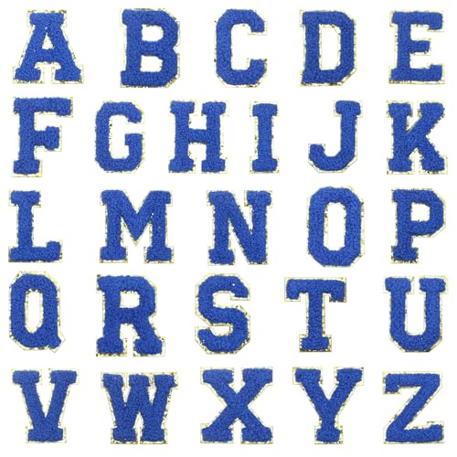 QUARKZMAN 52 Stück Buchstaben Aufkleber, Patches zum Aufbügeln, A-Z Alphabet Buchstaben Zum Aufbügeln Selbstklebende Patches Sticker für DIY Jeans Rucksäcke Kleidung Taschen, Blau QUARKZMAN 52 Stück Buchstaben Aufkleber, Patches zum Aufbügeln, A-Z Alphabet Buchstaben Zum Aufbügeln Selbstklebende Patches Sticker für DIY Jeans Rucksäcke Kleidung Taschen, Blau von QUARKZMAN