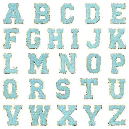 QUARKZMAN 52 Stück Buchstaben Aufkleber, Patches zum Aufbügeln, A-Z Alphabet Buchstaben Zum Aufbügeln Selbstklebende Patches Sticker für DIY Jeans Rucksäcke Kleidung Taschen, Himmelblau QUARKZMAN 52 Stück Buchstaben Aufkleber, Patches zum Aufbügeln, A-Z Alphabet Buchstaben Zum Aufbügeln Selbstklebende Patches Sticker für DIY Jeans Rucksäcke Kleidung Taschen, Himmelblau von QUARKZMAN