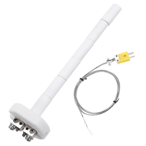 QUARKZMAN 6" K Typ Keramik Brennofen Thermoelement Sensorsonde für Muffelofen, mit 3,3ft Thermoelementdraht, Hohe Temperatur 1100°C 3x150mm QUARKZMAN 6" K Typ Keramik Brennofen Thermoelement Sensorsonde für Muffelofen, mit 3,3ft Thermoelementdraht, Hohe Temperatur 1100°C 3x150mm von QUARKZMAN