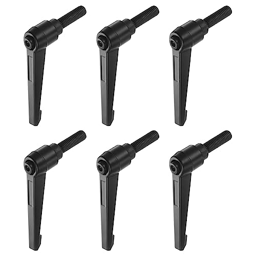 QUARKZMAN 6 Stück Klemmhebel Griff M10 x 30mm Außengewinde Schraube, Aluminiumlegierung Verstellbare Handgriffe Spannhebel für Werkzeugmaschinen Schweißgeräte Druckgeräte, Schwarz QUARKZMAN 6 Stück Klemmhebel Griff M10 x 30mm Außengewinde Schraube, Aluminiumlegierung Verstellbare Handgriffe Spannhebel für Werkzeugmaschinen Schweißgeräte Druckgeräte, Schwarz von QUARKZMAN
