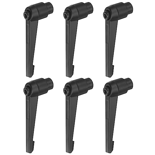QUARKZMAN 6 Stück Klemmhebel Griff M10 x 80mm Außengewinde Schraube, Aluminiumlegierung Verstellbare Handgriffe Spannhebel für Werkzeugmaschinen Schweißgeräte Druckgeräte, Schwarz QUARKZMAN 6 Stück Klemmhebel Griff M10 x 80mm Außengewinde Schraube, Aluminiumlegierung Verstellbare Handgriffe Spannhebel für Werkzeugmaschinen Schweißgeräte Druckgeräte, Schwarz von QUARKZMAN