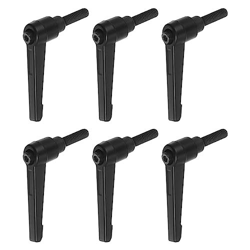 QUARKZMAN 6 Stück Klemmhebel Griff M6 x 16mm Außengewinde Schraube, Aluminiumlegierung Verstellbare Handgriffe Spannhebel für Werkzeugmaschinen Schweißgeräte Druckgeräte, Schwarz QUARKZMAN 6 Stück Klemmhebel Griff M6 x 16mm Außengewinde Schraube, Aluminiumlegierung Verstellbare Handgriffe Spannhebel für Werkzeugmaschinen Schweißgeräte Druckgeräte, Schwarz von QUARKZMAN