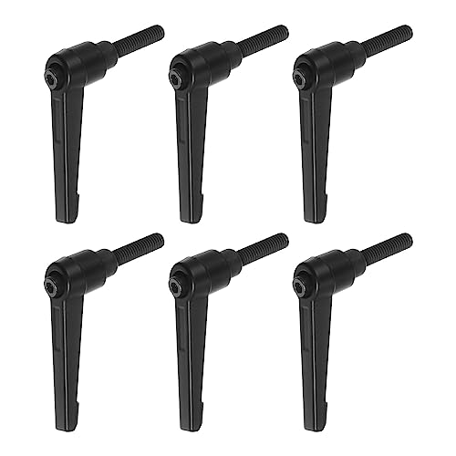 QUARKZMAN 6 Stück Klemmhebel Griff M6 x 20mm Außengewinde Schraube, Aluminiumlegierung Verstellbare Handgriffe Spannhebel für Werkzeugmaschinen Schweißgeräte Druckgeräte, Schwarz QUARKZMAN 6 Stück Klemmhebel Griff M6 x 20mm Außengewinde Schraube, Aluminiumlegierung Verstellbare Handgriffe Spannhebel für Werkzeugmaschinen Schweißgeräte Druckgeräte, Schwarz von QUARKZMAN