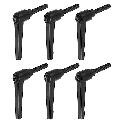 QUARKZMAN 6 Stück Klemmhebel Griff M6 x 32mm Außengewinde Schraube, Aluminiumlegierung Verstellbare Handgriffe Spannhebel für Werkzeugmaschinen Schweißgeräte Druckgeräte, Schwarz QUARKZMAN 6 Stück Klemmhebel Griff M6 x 32mm Außengewinde Schraube, Aluminiumlegierung Verstellbare Handgriffe Spannhebel für Werkzeugmaschinen Schweißgeräte Druckgeräte, Schwarz von QUARKZMAN