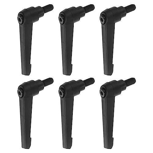 QUARKZMAN 6 Stück Klemmhebel Griff M8 x 15mm Außengewinde Schraube, Aluminiumlegierung Verstellbare Handgriffe Spannhebel für Werkzeugmaschinen Schweißgeräte Druckgeräte, Schwarz QUARKZMAN 6 Stück Klemmhebel Griff M8 x 15mm Außengewinde Schraube, Aluminiumlegierung Verstellbare Handgriffe Spannhebel für Werkzeugmaschinen Schweißgeräte Druckgeräte, Schwarz von QUARKZMAN