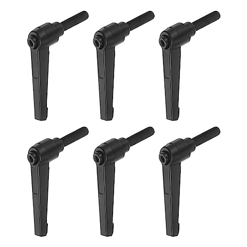 QUARKZMAN 6 Stück Klemmhebel Griff M8 x 25mm Außengewinde Schraube, Aluminiumlegierung Verstellbare Handgriffe Spannhebel für Werkzeugmaschinen Schweißgeräte Druckgeräte, Schwarz QUARKZMAN 6 Stück Klemmhebel Griff M8 x 25mm Außengewinde Schraube, Aluminiumlegierung Verstellbare Handgriffe Spannhebel für Werkzeugmaschinen Schweißgeräte Druckgeräte, Schwarz von QUARKZMAN