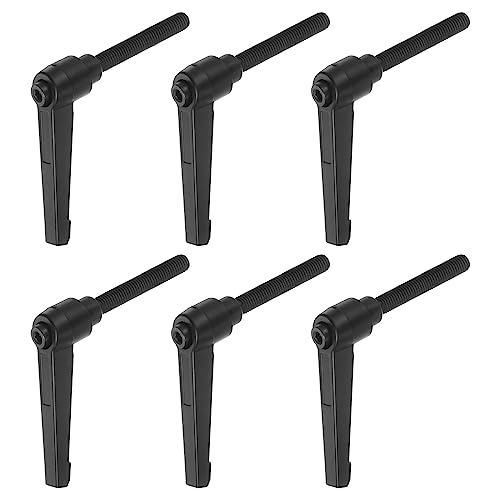 QUARKZMAN 6 Stück Klemmhebel Griff M8 x 60mm Außengewinde Schraube, Aluminiumlegierung Verstellbare Handgriffe Spannhebel für Werkzeugmaschinen Schweißgeräte Druckgeräte, Schwarz QUARKZMAN 6 Stück Klemmhebel Griff M8 x 60mm Außengewinde Schraube, Aluminiumlegierung Verstellbare Handgriffe Spannhebel für Werkzeugmaschinen Schweißgeräte Druckgeräte, Schwarz von QUARKZMAN