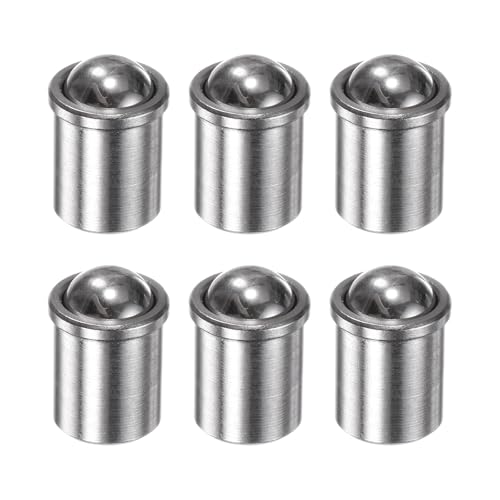 QUARKZMAN 6 Stück Kugeldruckstift 10x13mm 304 Edelstahl Präzisions-Positionierungsperlen Kugelspitzen-Federdruckstifte Kugelfangverschluss für Türmechanische Geräte Klemmen Möbel QUARKZMAN 6 Stück Kugeldruckstift 10x13mm 304 Edelstahl Präzisions-Positionierungsperlen Kugelspitzen-Federdruckstifte Kugelfangverschluss für Türmechanische Geräte Klemmen Möbel von QUARKZMAN