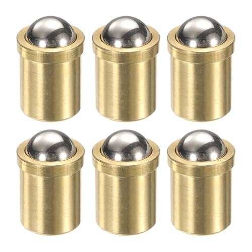 QUARKZMAN 6 Stück Kugelspitzendruckfedern 12x16mm Messing Präzisions Positionierperlen Kugelfederdruckfedern Kugelfangriegel für Türschrank mechanische Geräte Klemmen Möbel QUARKZMAN 6 Stück Kugelspitzendruckfedern 12x16mm Messing Präzisions Positionierperlen Kugelfederdruckfedern Kugelfangriegel für Türschrank mechanische Geräte Klemmen Möbel von QUARKZMAN