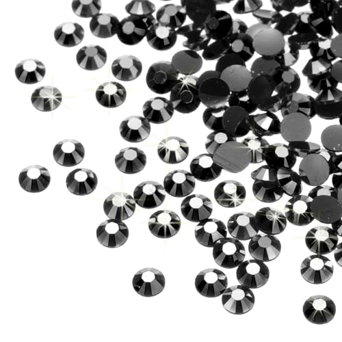 QUARKZMAN 6000 Stück Schwarze Harz Flachrücken Rhinestone SS16 4mm Harz Nicht Hotfix Strasssteine für Basteln DIY Design, Becher, Kleidung, Make-up, Nagelkunst QUARKZMAN 6000 Stück Schwarze Harz Flachrücken Rhinestone SS16 4mm Harz Nicht Hotfix Strasssteine für Basteln DIY Design, Becher, Kleidung, Make-up, Nagelkunst von QUARKZMAN